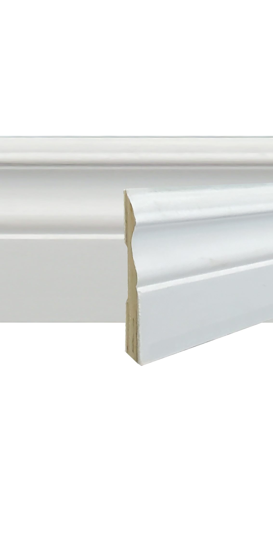 Baseboard_4 in Colonial_White_8ft length_1.05lf