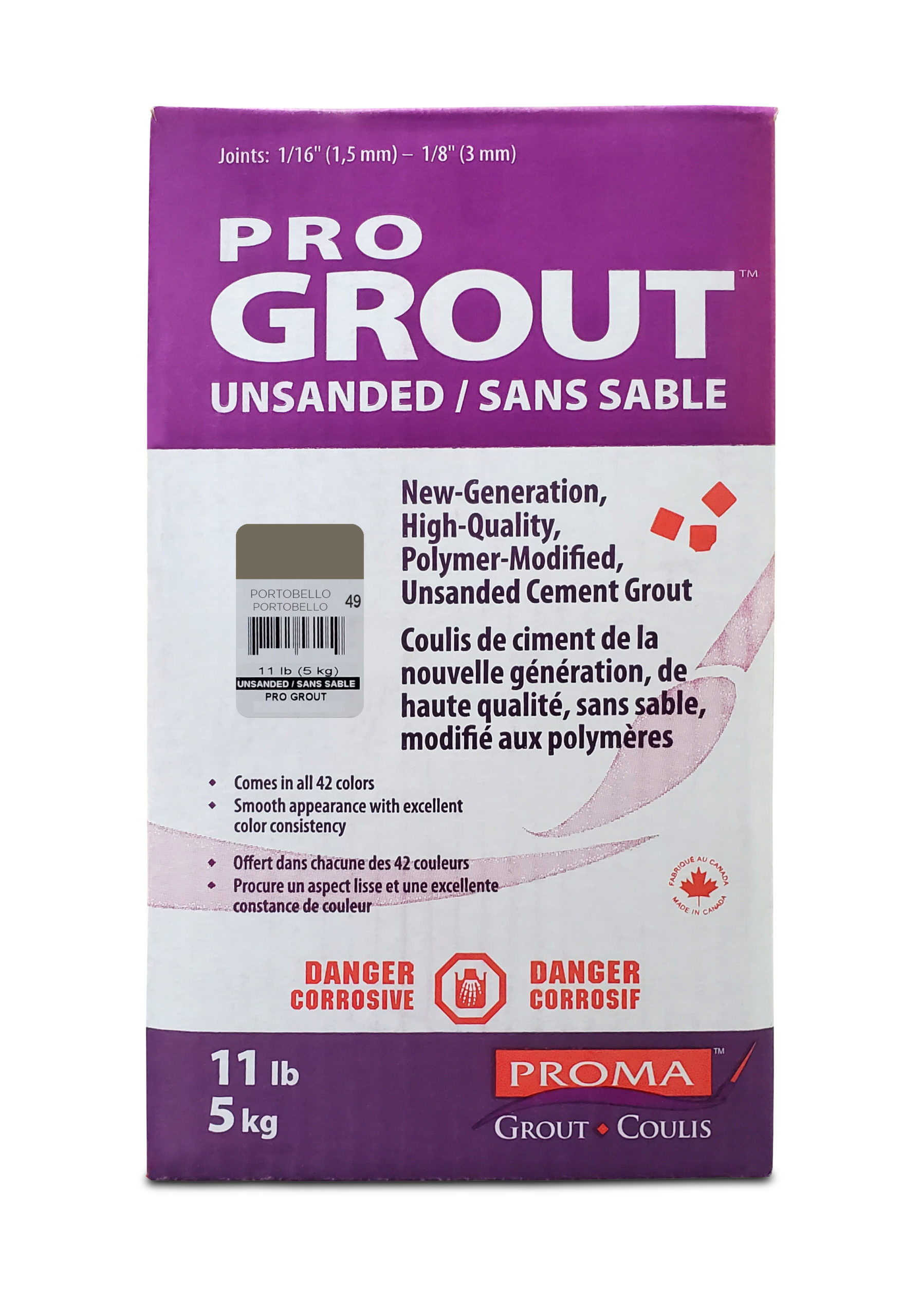 Pro Grout – Unsanded_Portobello_5kg_11lb