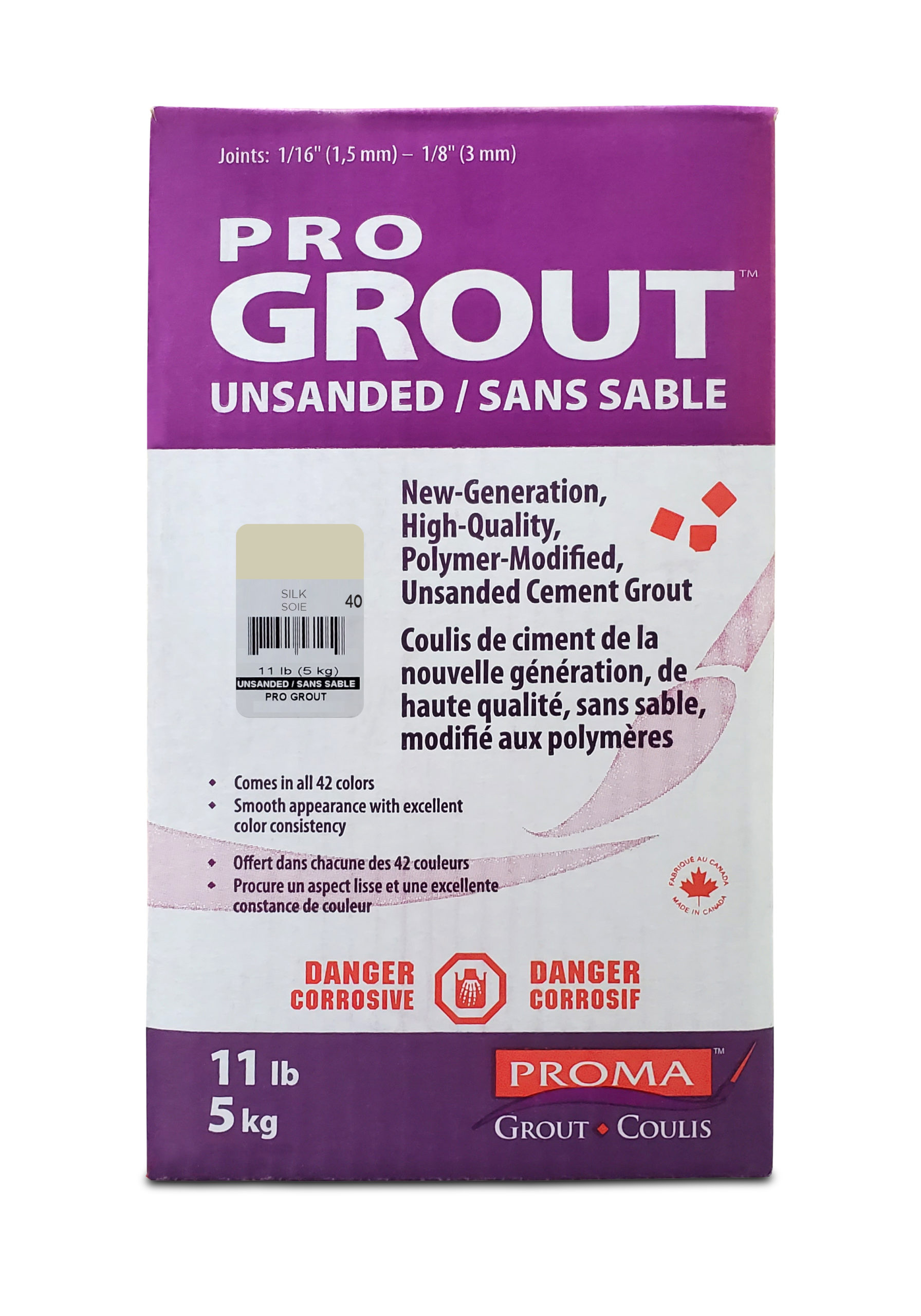 Pro Grout – Unsanded_Silk_5kg_11lb