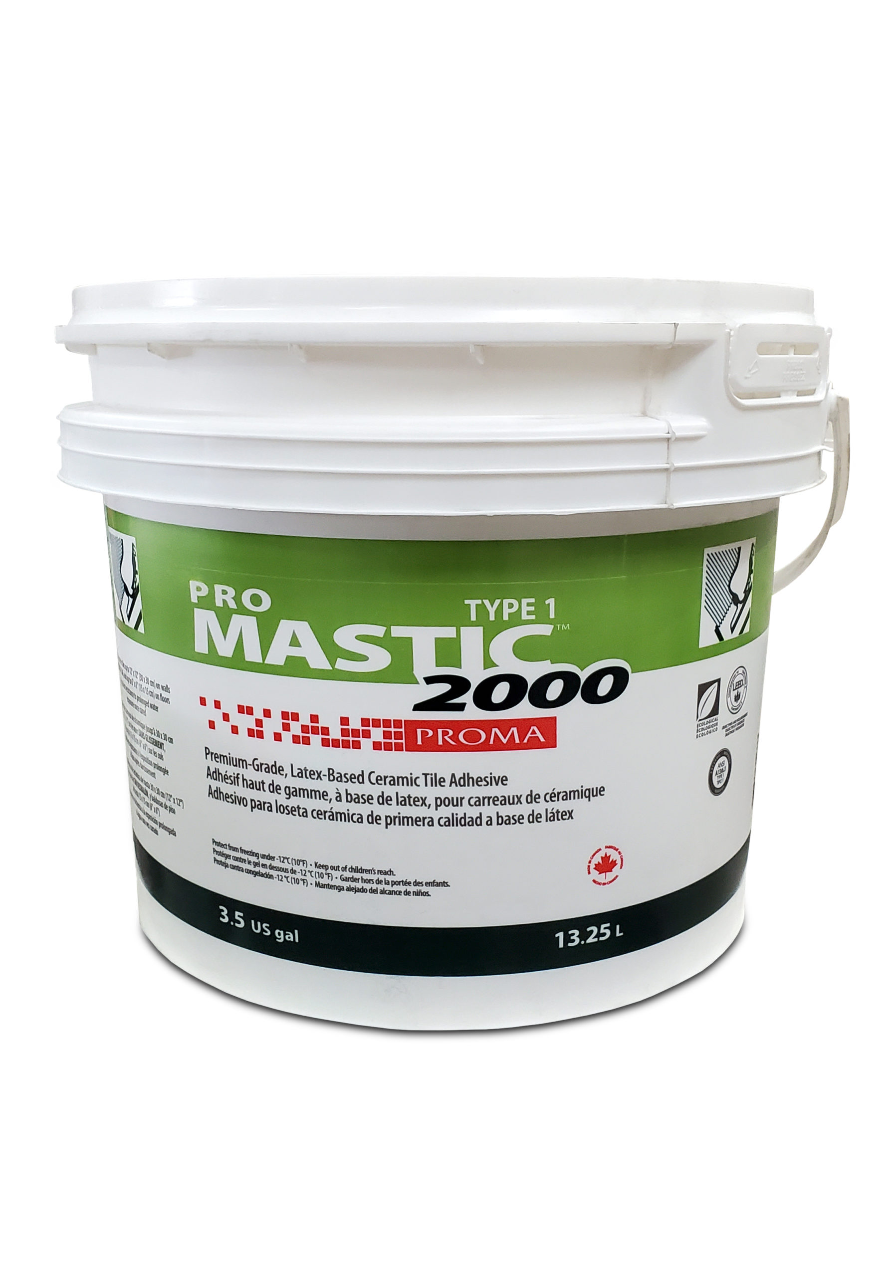 Pro Type 1 Mastic 2000 Premium Latex Ceramic Tile Adhesive_12.25L_3.5 Gal